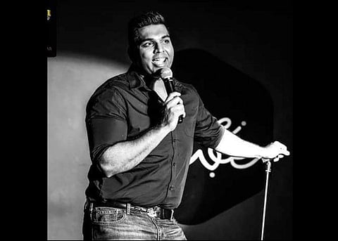 Indian origin comedian Manjunath Naidu. | ( Photo from Manjunath Naidu's Facebook )