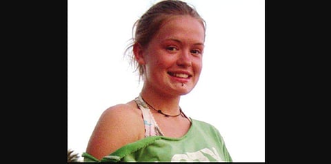 British teenager Scarlett Keeling, a few days before her murder on February 18, 2008. (File photo)