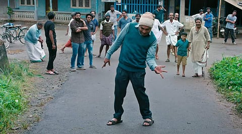 The highly energetic minute-long 'Ambili' teaser, accompanied by a dance track called Njan Jackson Allada.