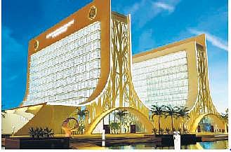 The design of 11-storey twin towers at ANGRAU in Guntur