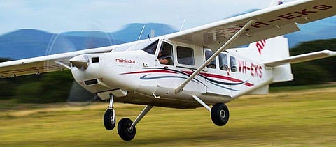 The aircraft type was certified in 2000 by CASA for normal operations, which includes skydiving. (Photo | Mahindra, GippsAero website)