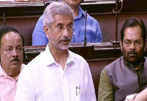 External Affairs Minister S Jaishankar (Photo | Rajya Sabha TV)