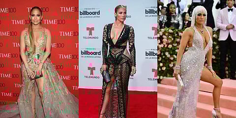 As Jennifer Lopez turns 50, let us take a look at the 10 instances when J-Lo stole the spotlight with her Red Carpet looks. (File Photo | AP)