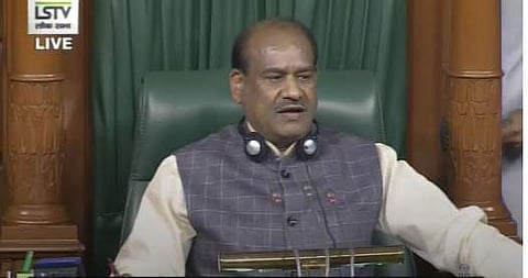 Lok Sabha Speaker Om Prakash Birla (LS TV screengrab)