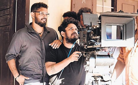 Shameer Muhammed (left) with cinematographer Jomon T John