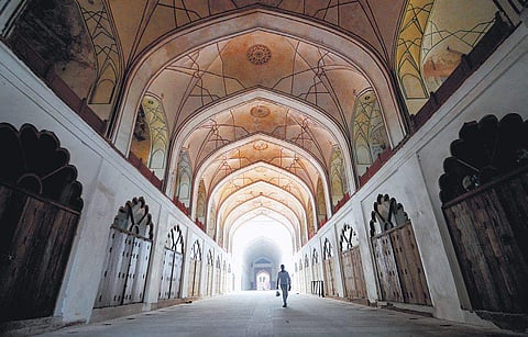 The repair of Chhatta Chowk’s vaulted roof is set to begin later this month to protect the paintings on the ceiling