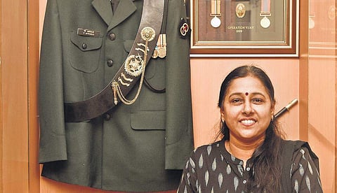 Charulatha Acharya has been carrying out her mission since 2015. (Photo | Vinay Madapu, EPS)