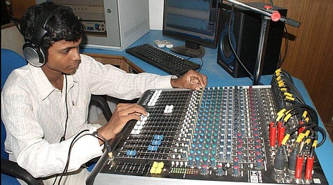 Studio of Ravenshaw Radio in Cuttack | ( Photo | Ravenshaw Radio Wikipedia )