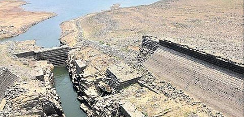A file photo of the KRS reservoir across the Cauvery river in Mandya district