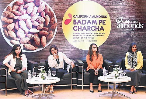 RJ Shezzi, Dr Madhu Chopra, Fitness and Pilates Expert Madhuri Ruia and Diet Consultant-Nutritionist Sheela Krishnaswamy, discussed how working mothers should not forget to look after their health in the bargain of managing their family