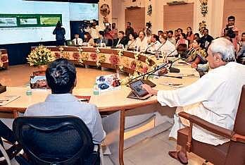CM Naveen Patnaik launching Odisha tourism website