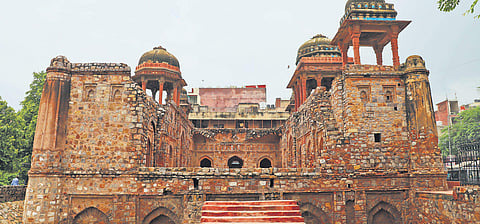 Mehrauli’s Jahaz Mahal was so named, since its mammoth reflection in the surrounding reservoir looked like a ship floating on a lake | Fatima Rezavi