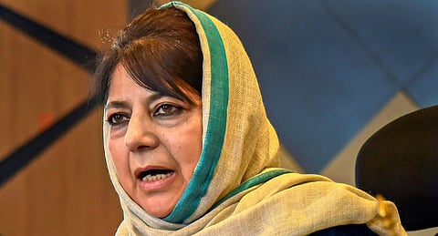 PDP chief and former Jammu and Kashmir CM Mehbooba Mufti (Photo | PTI)