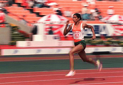 P.T. Usha at 1984 Los Angeles Olympics: Champion track and field runner P.T. Usha finished fourth with a time difference that was as small as one-hundredth of a second. Nawal Moutawakal (Morocco) won the gold and Ann Louise (Sweden) the silver medal as Us