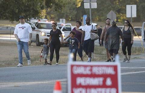 Three killed, 12 injured in Northern Californian food festival shooting. (Photo | AP)