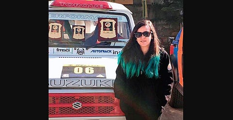 Phoebe Dale Nongrum is the first woman from the North-east to participate in the FMSCI nationals.