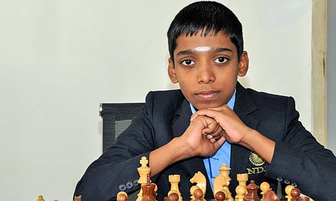 Indian chess prodigy Rameshbabu Praggnanandhaa (Photo | PTI)