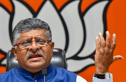 Union Minister Ravi Shankar Prasad (Photo | PTI)