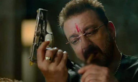 A still from Sanjay Dutt-starrer 'Prasthanam'.