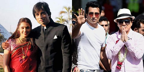 As Bollywood actor Sonu Sood turns 46, let us take a look at some of the rare photos of the handsome hunk. (File Photo | PTI)