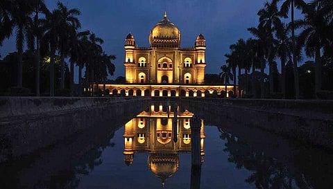 The iconic Safdarjung tomb has been gilded with architectural lights | Express