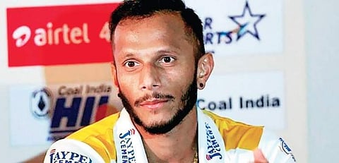 Indian hockey striker SV Sunil