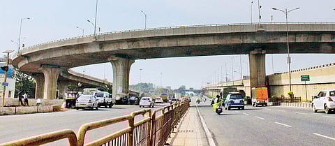 Around `14 thousand crore has been spent on 13 flyovers in the city