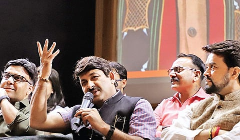 Delhi BJP chief Manoj Tiwari briefs Lokayukta on ‘graft’ in classroom project