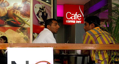Image of a Cafe Coffee Day outlet used for representational purpose (File Photo | Ajilal, EPS)