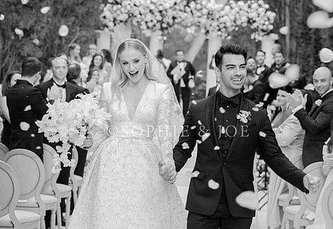 Turner took to Instagram to share the first photo of the married couple from their second wedding. (Photo | Instagram)