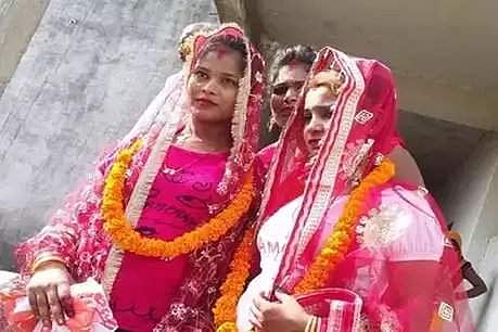 The two cousins pose for a picture after marriage (Photo| IANS)