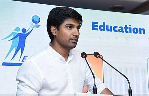 Narasaraopet MP Lavu Srikrishnadevarayalu (Photo | @SriKrishnaLavu/Twitter)