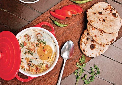 Indian food with a dash of British influence