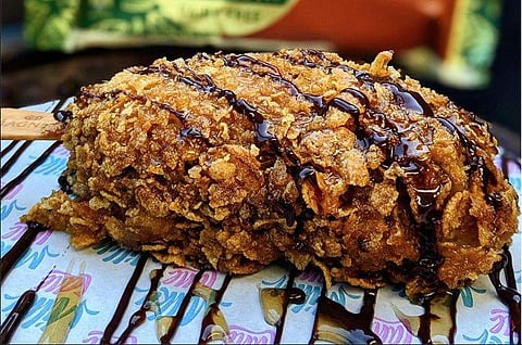 Deep Fried Vegan Magnum ice cream (Photo| Facebook/ Milky Lane)