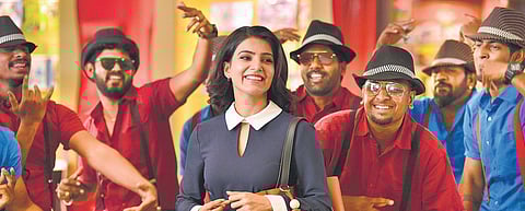 Samantha in a still from 'Oh! Baby'
