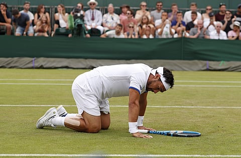 Fognini, who is no stranger to on-court outbursts, continued voicing his irritation. | AP