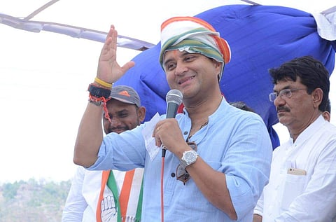 Jyotiradia Scindia, Congress' general secretary in Uttar Pradesh (West). (Photo | Facebook)