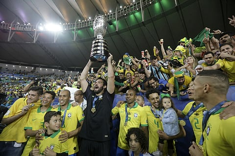 Brazil hadn't made it past the quarterfinals of the Copa America since beating Argentina 3-0 in the 2007 final in Venezuela. And then these men decided to make a difference. (Photo | AP)