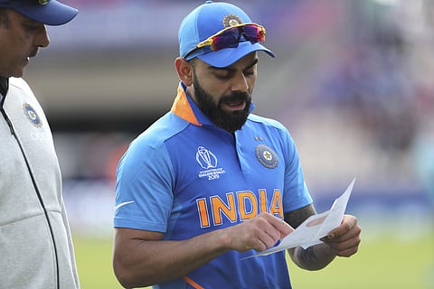 Virat Kohli before toss. (Photo | AP)