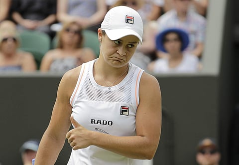 Barty was bidding to become the first Australian champion at Wimbledon since 1980 | AP