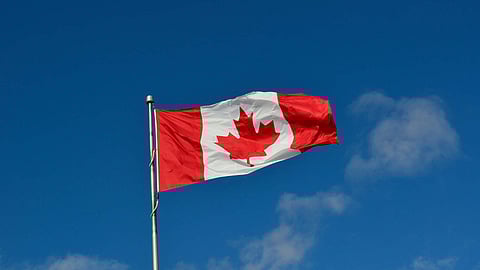 Canada flag used for representation.