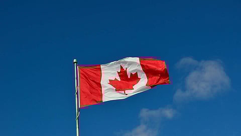 Canada flag used for representation.