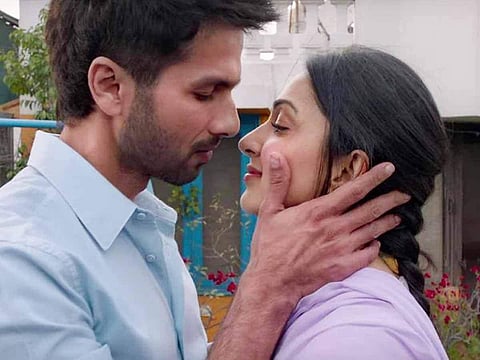 Shahid Kapoor and Kiara Advani in 'Kabir Singh'.