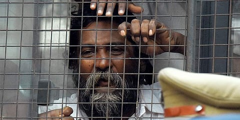 Activist Mugilan at additional court in Egmore on June 9, 2019. (Photo | Ashwin Prasath, EPS)