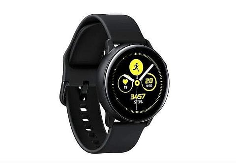 Samsung Galaxy Active watch used for representational purposes.