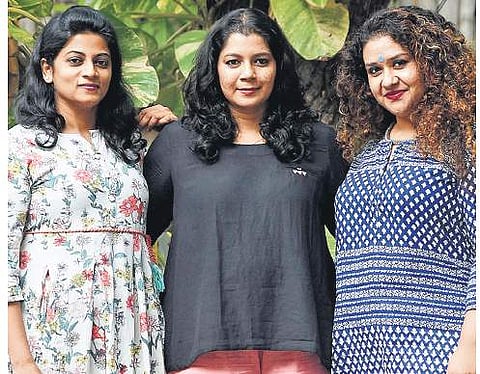 (L to R)Anjula Giriram, Sangeetha Arul and Shibi Kumaramangalam seker.archanaa@gmail.com ARCHANAA SEKER The writer is a city-based activist, inyour- face feminist and a media glutton Photo: R Satish Babu