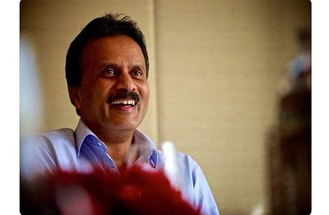 Cafe Coffee Day founder VG Siddhartha (Photo | Twitter @INCKarnataka)