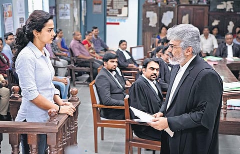 A still from Ajith-starrer Nerkonda Paarvai