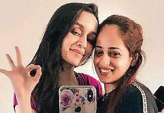 Shraddha Kapoor with trainer Maahek Nair