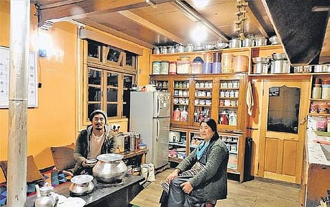 1. A kitchen in Lachen, North Sikkim
